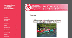 Desktop Screenshot of fs1898-kanu.de